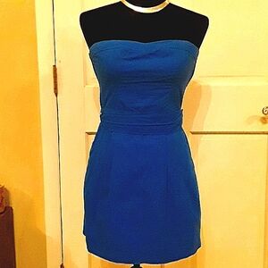 Royal Blue Mini Dress Size M